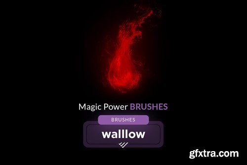 Magic Power Light Photoshop Brushes BYRUESP