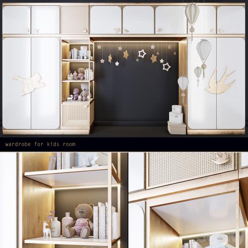 Wardrobe for kids room