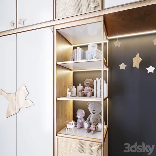 Wardrobe for kids room