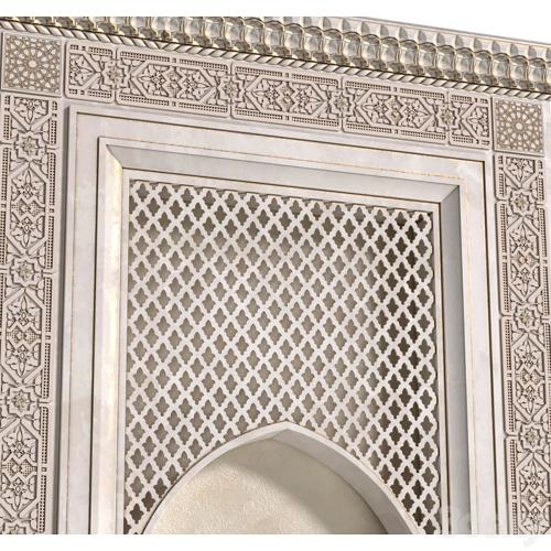 Arch in oriental style. Arab decorative wall. Arabic wall.Oriental Wall paneling