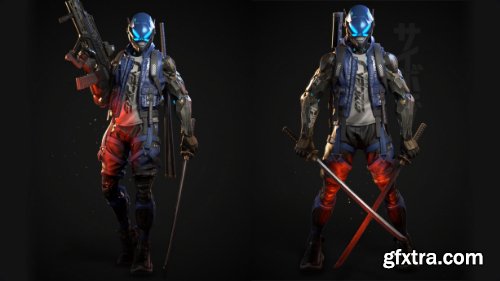 Cyberpunk Samurai