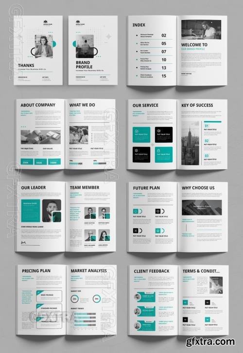 Brand Profile Brochure Template Layout 791321198