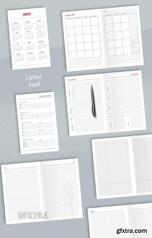 2025 Monthly Weekly Planner Layout 738886588