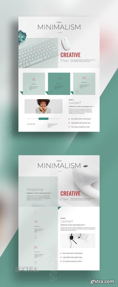 Minimal Flyer Template 718935459