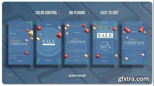 Videohive Merry Christmas And Christmas Sale Stories V1 55122523