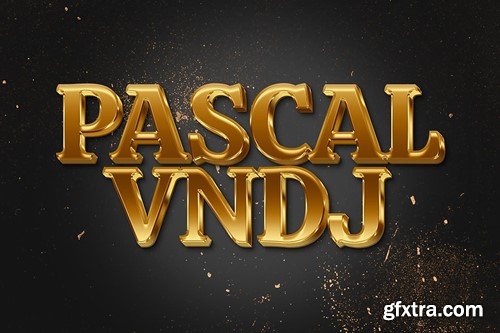 3D Gold Shiny Text Effect - EGLS RBVXS8C