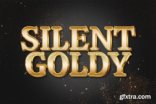 3D Gold Shiny Text Effect - EGLS RBVXS8C