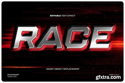 Metal Race Text Effect YB2L4B4