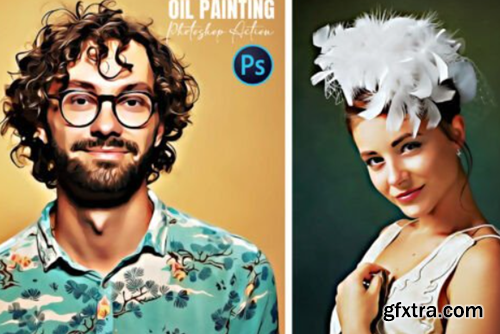 Oil Paint Photoshop Action