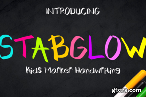 Stab Glow Font