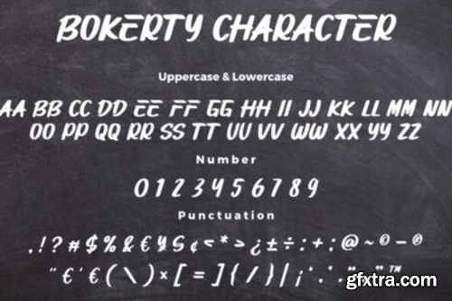 Bokerty Font