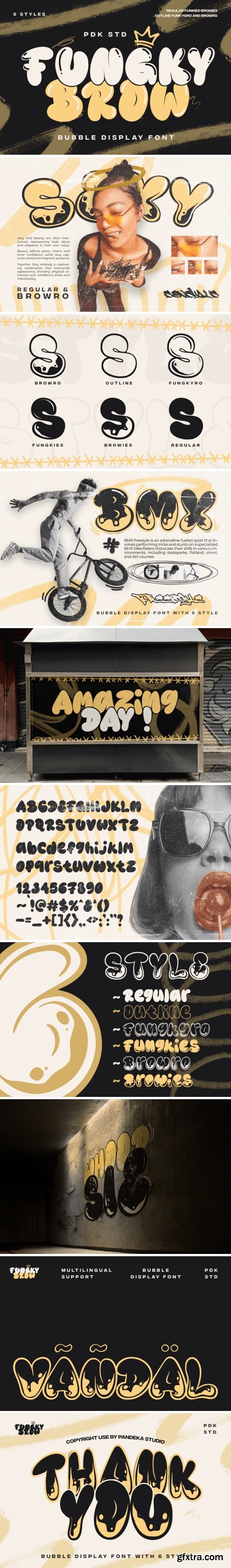 Funky Brow Font