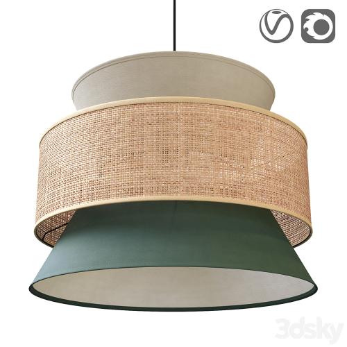 Raffia lampshade, Dolkie