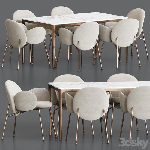 Ola Chair Canto Table Dining Set