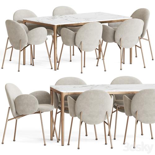 Ola Chair Canto Table Dining Set