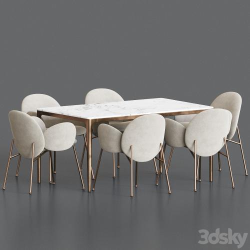 Ola Chair Canto Table Dining Set