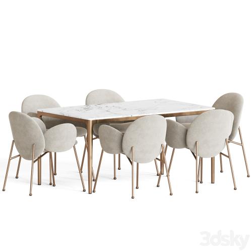 Ola Chair Canto Table Dining Set