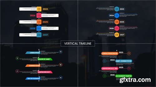 Videohive Vertical Timeline 55147478