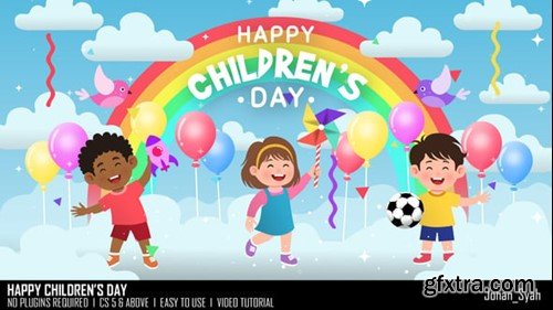 Videohive Happy Childrens Day_Intro 55150890