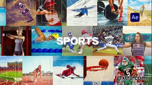 Videohive Mosaic Sport Logo Intro 55055005