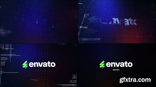 Videohive Digital Coding Sci-Fi Logo Reveal 55113366