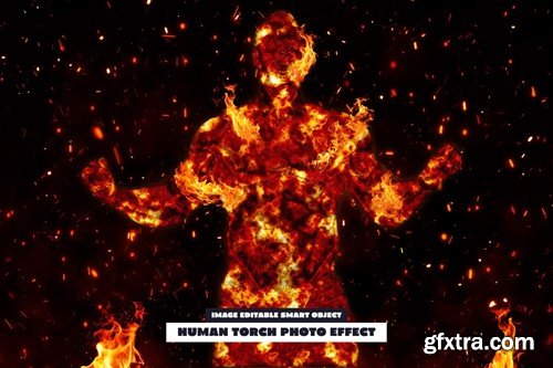 Human Torch Photo Effect 3XP6YJR