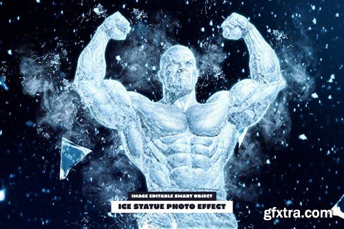 Ice Statue Photo Effect TK5SHWQ