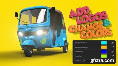 Videohive Auto Rickshaw 50120477