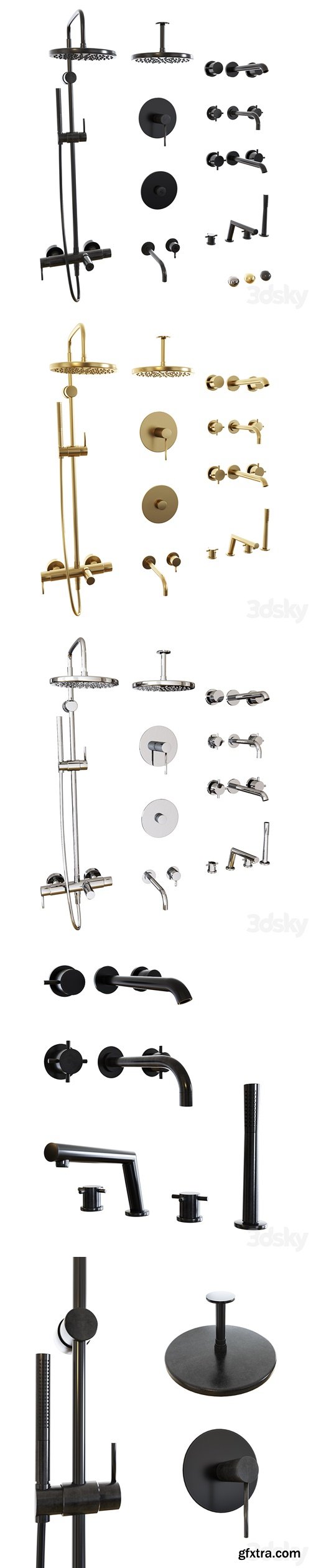 Faucets set 1