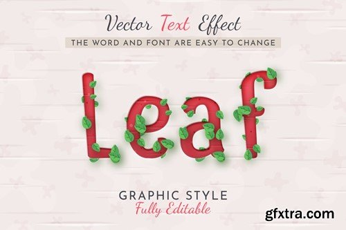 Apple Editable Text Effect, Graphic Style U473J56