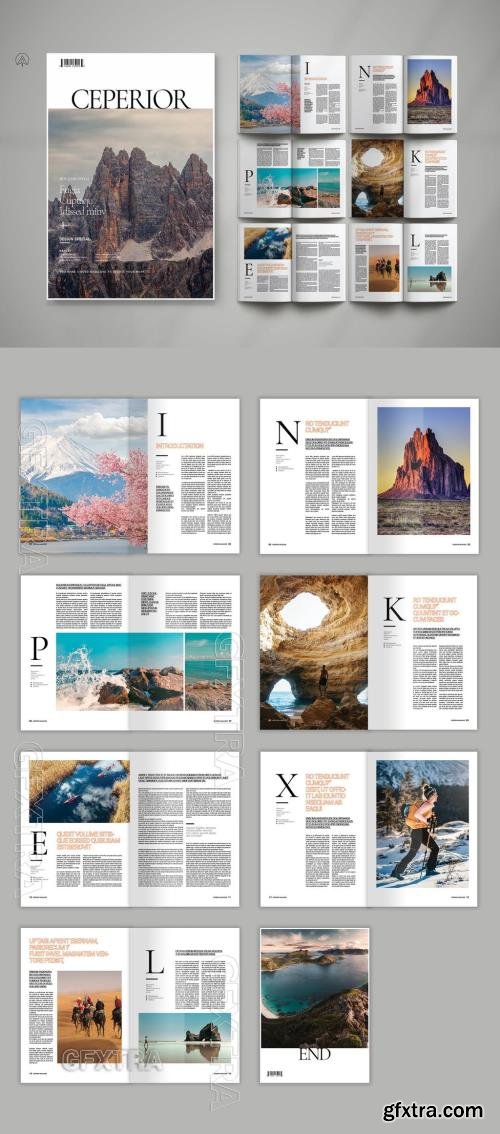 Magazine Template 734707244