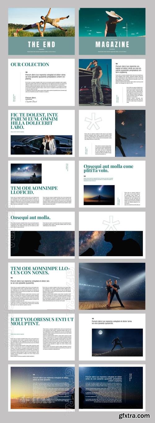 Simple Magazine Template 733117879