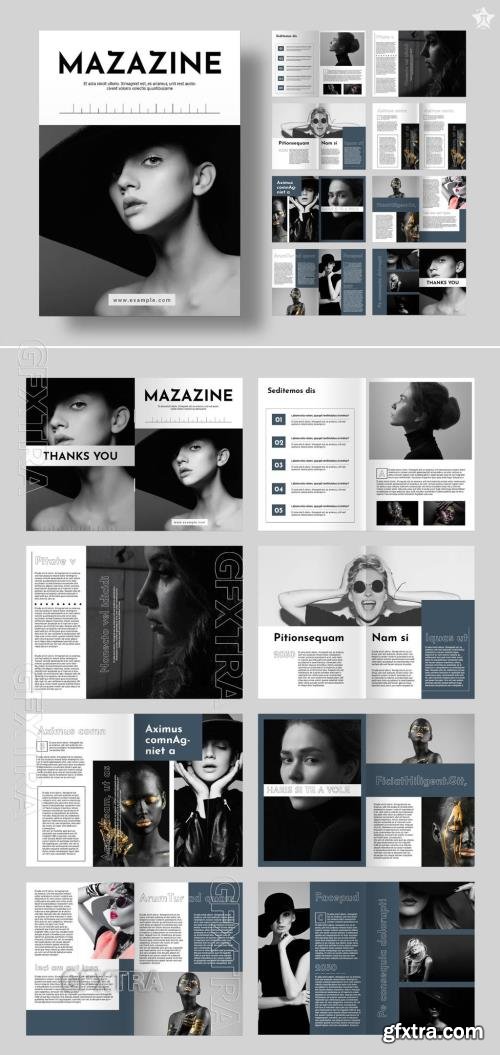 Simple Magazine Layout 733117822