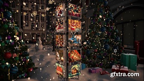 Videohive Christmas Postcards Slideshow 55167913