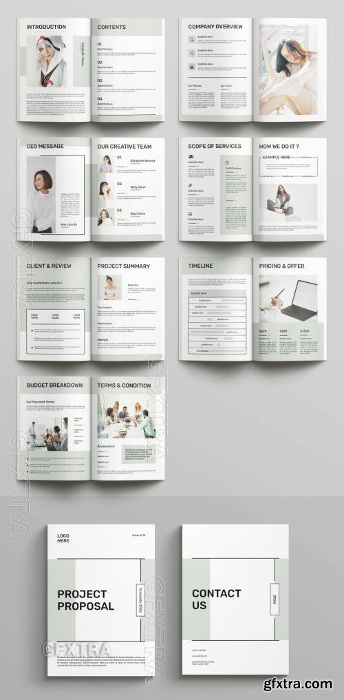 Project Proposal Template Design Layout 733115874