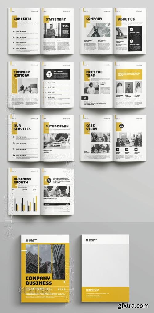 Business Plan Layout Design Template 733115857