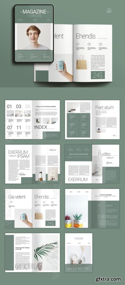 Minimal Magazine Template 733111462