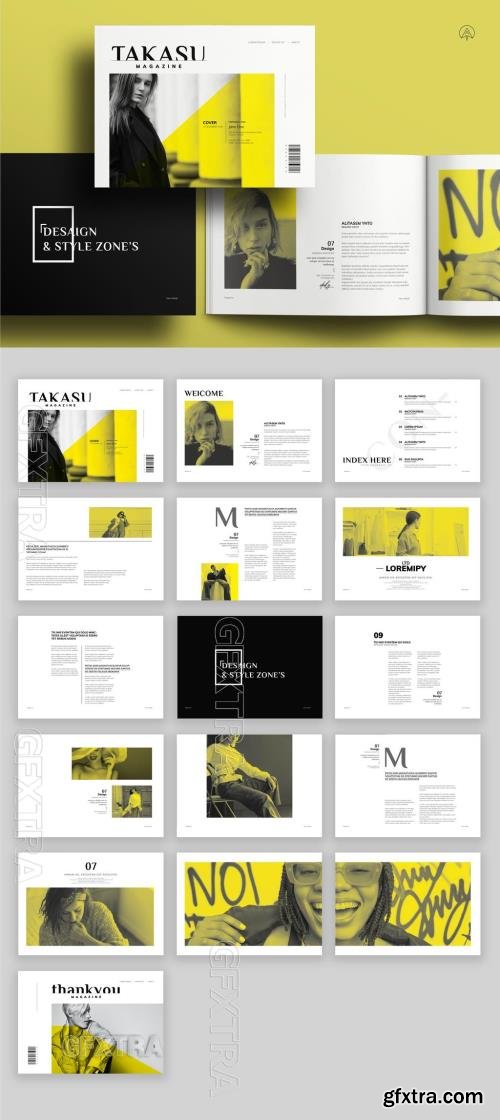 Takasu Magazine Landcape Template 733111498