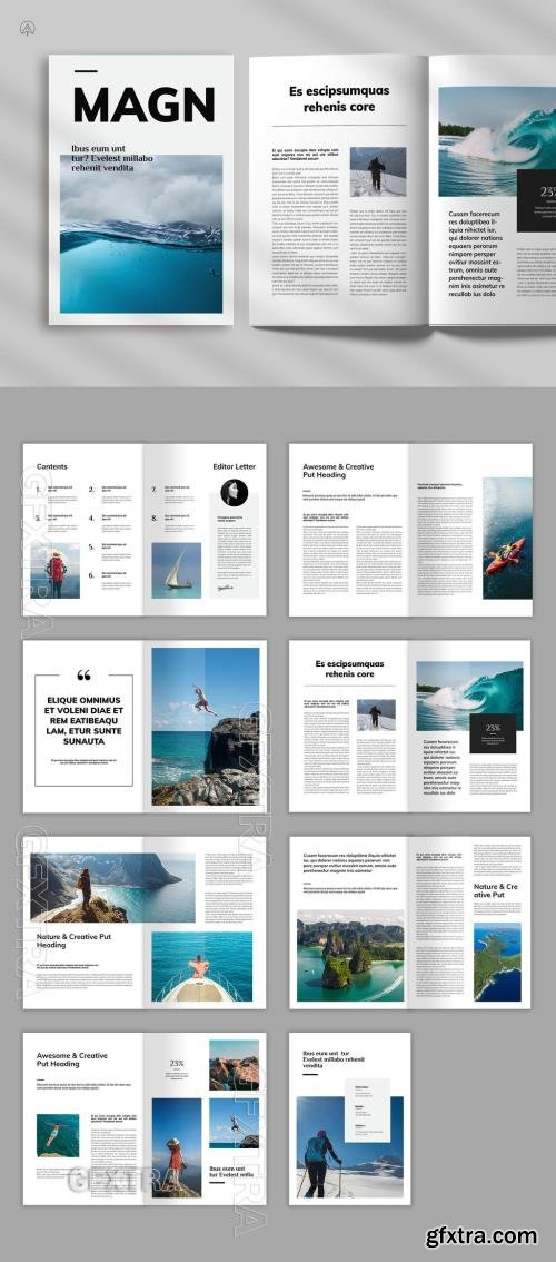 Minimal Magazine Layout 733111378