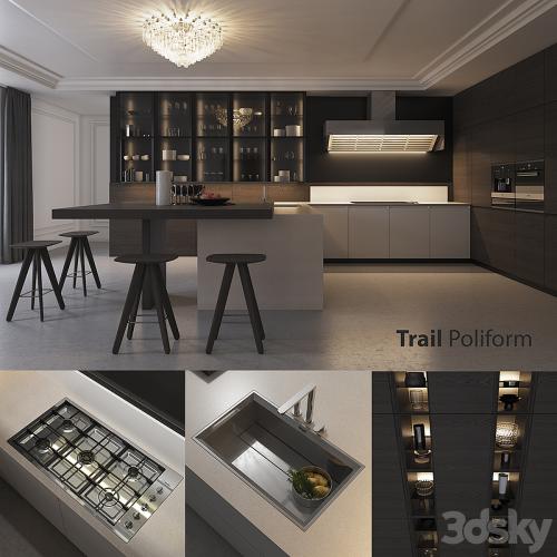 Kitchen Poliform Varenna Trail (vray, corona)