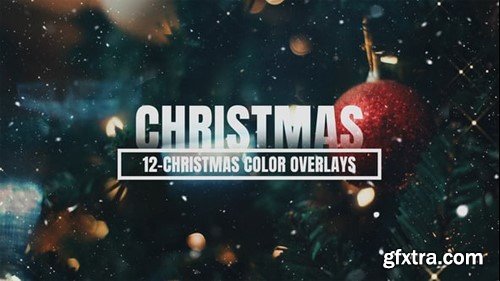 Videohive Christmas Color Luts And Overlays Pack 55214562