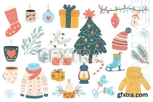 Christmas Cute Design Elements TBHQ6HE