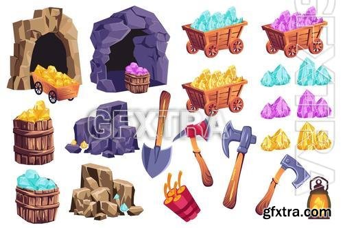 Cartoon Game Mining Tools UCTPHJW