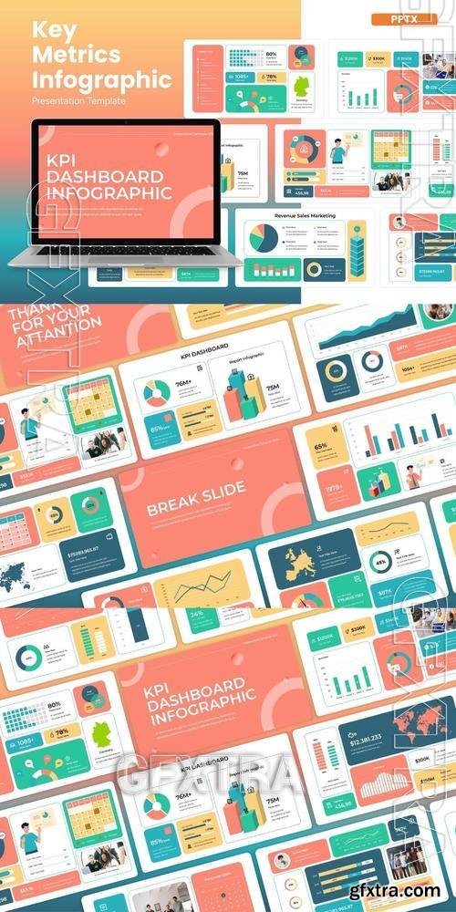 Key Metrics Infographic - Powerpoint Template 9U9Q5N3