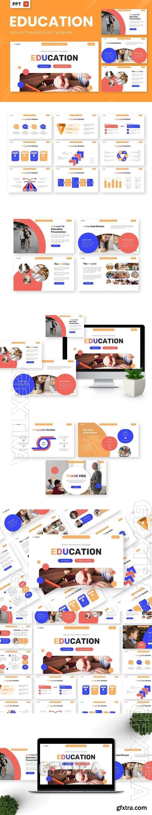 Education - School Powerpoint Templates QMJMYZB