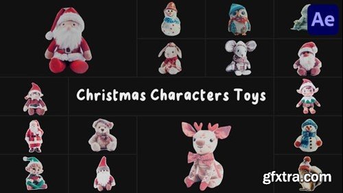 Videohive Christmas Characters Toys for After Effects 55221273