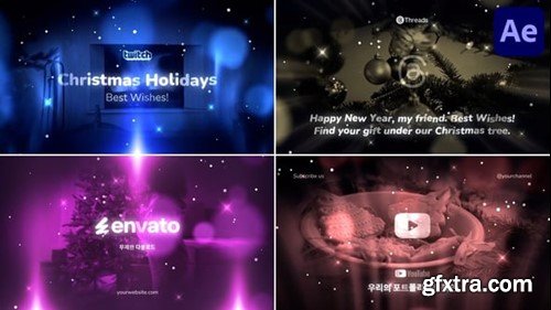 Videohive Christmas Wishes Typography for After Effects 55166926