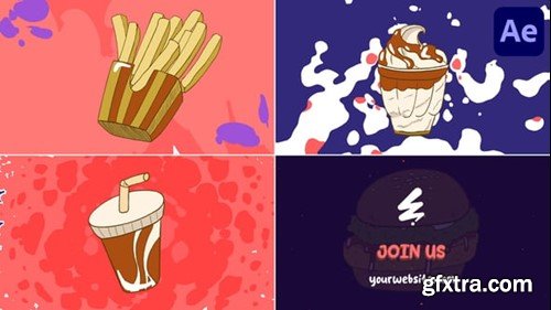 Videohive Food Morphing Logo for After Effects 55183558