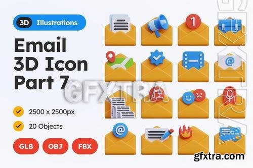 Email 3D Icons Part 7 S4P3P65