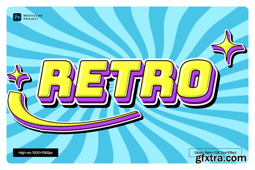 Glossy Retro Y2K Text Effect 5XWFFWB